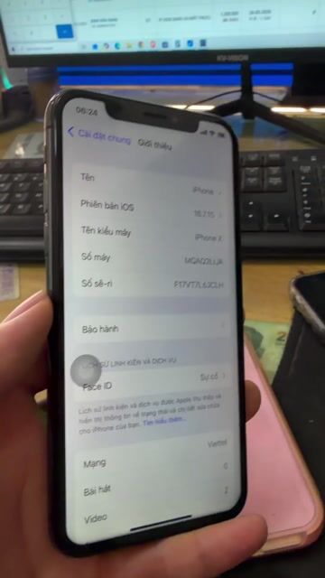 iPhone X Đen mất faceid. Mua bán Điện thoại tại Huyện Bình Chánh Tp Hồ Chí Minh được đăng bởi Thạch Thị Hồng Yến hình 1