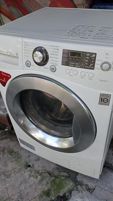 Máy LG Giặt 8kg/Sấy khô mặt liền đẹp . Mua bán Máy giặt tại Quận Tân Phú Tp Hồ Chí Minh được đăng bởi Điện Tử Quách Điêu hình 1