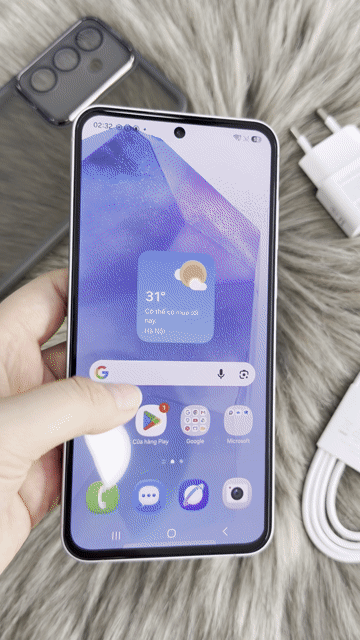 Samsung Galaxy A55 5G 128GB Tím. Mua bán Điện thoại tại Quận Ngô Quyền Hải Phòng được đăng bởi lê thanh thuỷ hình 1