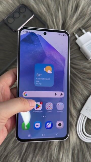 Samsung Galaxy A55 5G 128GB Tím. Mua bán Điện thoại tại Quận Ngô Quyền Hải Phòng được đăng bởi lê thanh thuỷ hình 1