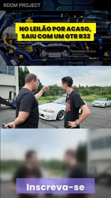 A qualidade dos carros e o nível de conservação surpreenderam tanto que o rolê "despretensioso" terminou da melhor forma possível: com a aquisição de um lendário Nissan GT-R R32! 📈⚡
