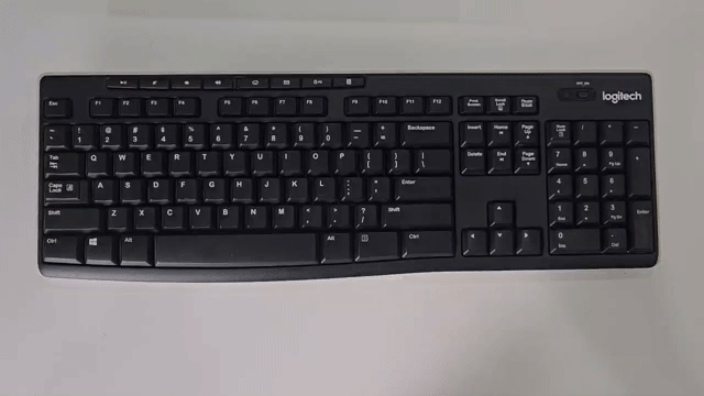 Bàn phím Logitech K270 Đen Không dây. Mua bán Phụ kiện (Màn hình, Chuột...) tại Quận Hoàn Kiếm Hà Nội được đăng bởi Hung Do hình 1