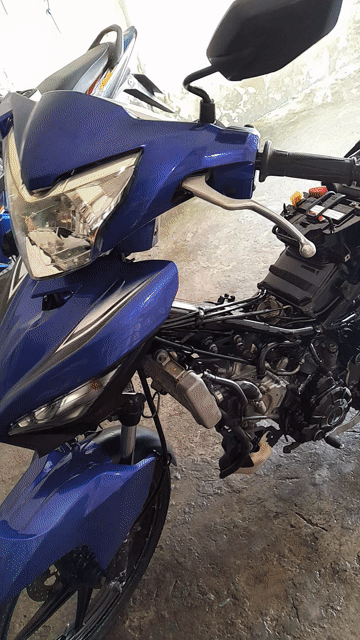 Yamaha Exciter 135 Xanh Trắng Đã sử dụng. Mua bán Xe máy tại Huyện Bình Đại Bến Tre được đăng bởi CHE  hình 1