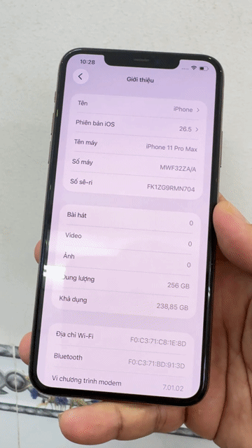 iPhone 11 Pro Max 256GB Vàng. Mua bán Điện thoại tại Quận Ninh Kiều Cần Thơ được đăng bởi Thiện iphonecantho hình 1