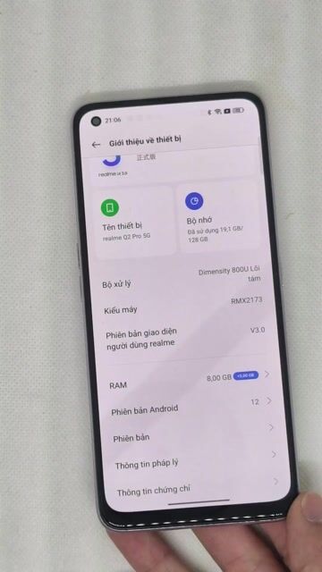 Realme Q2 Pro 5G Tím 8GB/128GB. Mua bán Điện thoại tại Quận Thanh Xuân Hà Nội được đăng bởi Đỗ Mạnh Nhuận hình 1