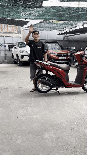 Honda Vision 110 Fi 2018 bstp màu đỏ nâu xe rin. Mua bán Xe máy tại Quận Tân Phú Tp Hồ Chí Minh được đăng bởi nguyenxuanthinh quận tân phú  hình 1