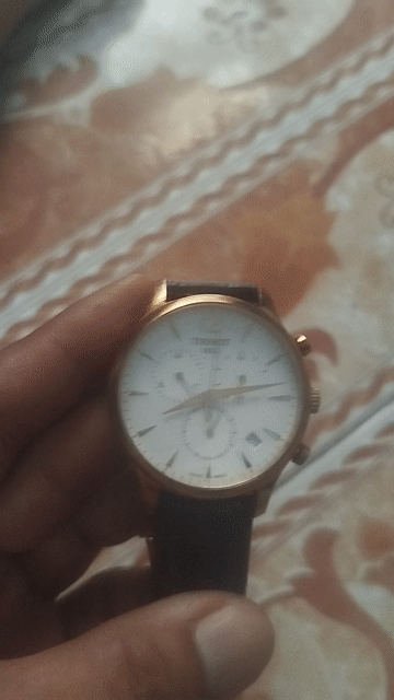 Đồng hồ Tissot Dây da Vàng đồng. Mua bán Đồng hồ tại Quận Gò Vấp Tp Hồ Chí Minh được đăng bởi a tung hình 1