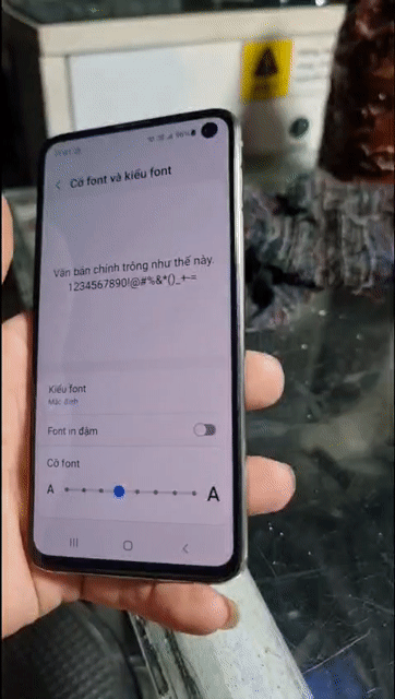 Samsung Galaxy S10e 128GB Trắng. Mua bán Điện thoại tại Thành phố Biên Hòa Đồng Nai được đăng bởi B T Tài hình 1