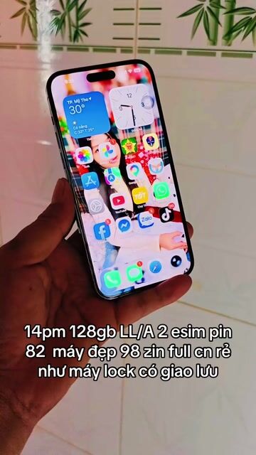 iPhone 14 Pro Max 128GB QT LL/A pin82 Tím zin 98%. Mua bán Điện thoại tại Thành phố Mỹ Tho Tiền Giang được đăng bởi LH Max Dilys hình 1