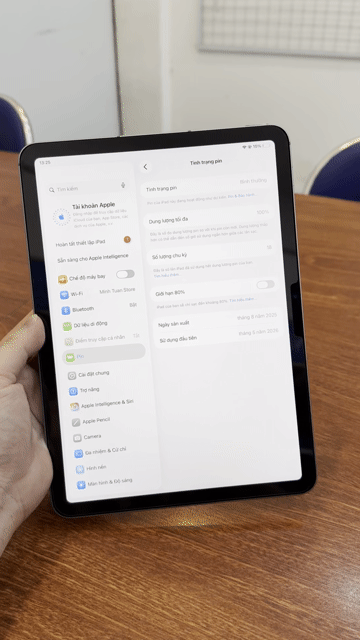 IPAD AIR M2 11 INCH 128GB WIFI + 5G, Reset. Mua bán Máy tính bảng tại Quận Tân Bình Tp Hồ Chí Minh được đăng bởi Minh Tuấn hình 1