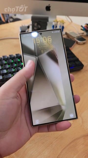 Samsung S24 Ultra 256GB Vàng Màn đốm sát mép. Mua bán Điện thoại tại Quận Ninh Kiều Cần Thơ được đăng bởi hiển mobile hình 1