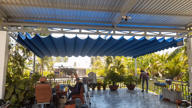 Dịch vụ thi công Mái xếp di động sóc trăng. Dịch vụ nhà cửa khác tại Huyện Châu Thành Sóc Trăng được đăng bởi Mái Hiên Bạch Đằng hình 1