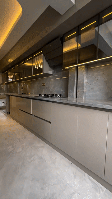 Tủ bếp gỗ hiện đại. Dịch vụ nhà cửa khác tại Quận Cẩm Lệ Đà Nẵng được đăng bởi Tuấn Cao NT Decor  hình 1