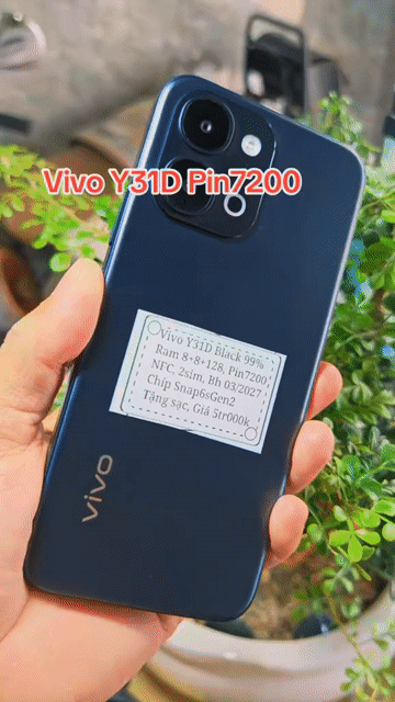 Vivo Y31D R8+8+128 Pin7200 NFC Bh03/2027. Mua bán Điện thoại tại Huyện Trảng Bàng Tây Ninh được đăng bởi Sun Mobile Shop Điện Thoại Trảng Bàng Tây Ninh 01 hình 1