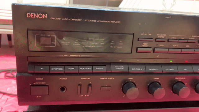 Amply Denon AVC-2000 Đen. Mua bán Tivi, Âm thanh tại Huyện Hoài Đức Hà Nội được đăng bởi Đồ Cũ Minh Dương hình 1