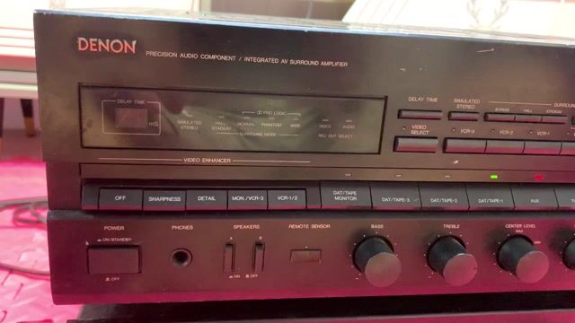 Amply Denon AVC-2000 Đen. Mua bán Tivi, Âm thanh tại Huyện Hoài Đức Hà Nội được đăng bởi Đồ Cũ Minh Dương hình 1