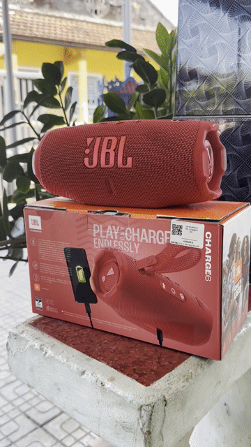 Loa Bluetooth JBL Charge 6 Đỏ lướt. Mua bán Tivi, Âm thanh tại Thị xã Hương Trà Thừa Thiên Huế được đăng bởi  Long hình 1