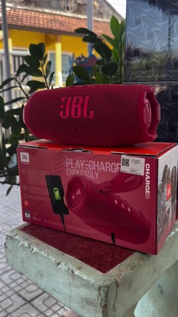Loa Bluetooth JBL Charge 6 Đỏ lướt. Mua bán Tivi, Âm thanh tại Thị xã Hương Trà Thừa Thiên Huế được đăng bởi  Long hình 1