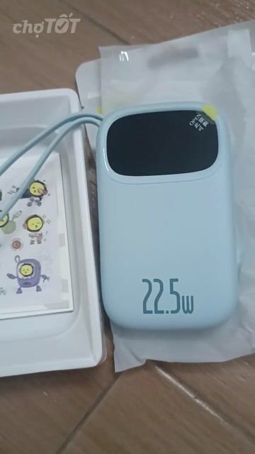 Pin sạc dự phòng Baseus Qpow3 20000mAh Xanh. Mua bán Phụ kiện (Màn hình, Chuột...) tại Quận Gò Vấp Tp Hồ Chí Minh được đăng bởi Ngọc Vy hình 1