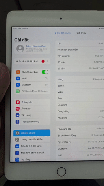 Apple iPad mini 4 32GB Vàng lte kèm gen 7-32 pen. Mua bán Máy tính bảng tại Quận 3 Tp Hồ Chí Minh được đăng bởi Vũ Rạch Bùng Binh  hình 1