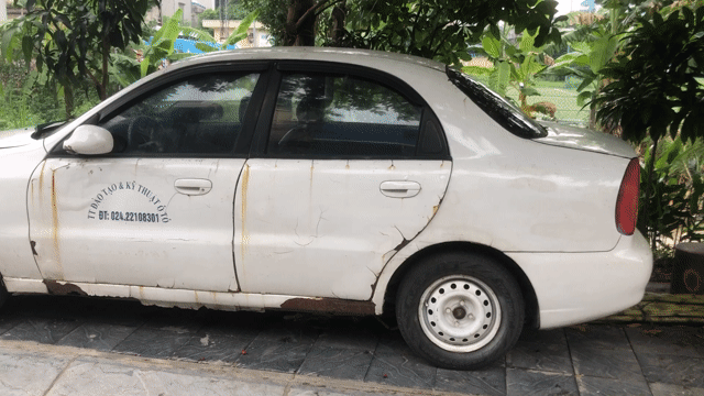 Daewoo Lanos màu Trắng. Mua bán Ô tô tại Thành phố Nam Định Nam Định được đăng bởi VietGeo hình 1