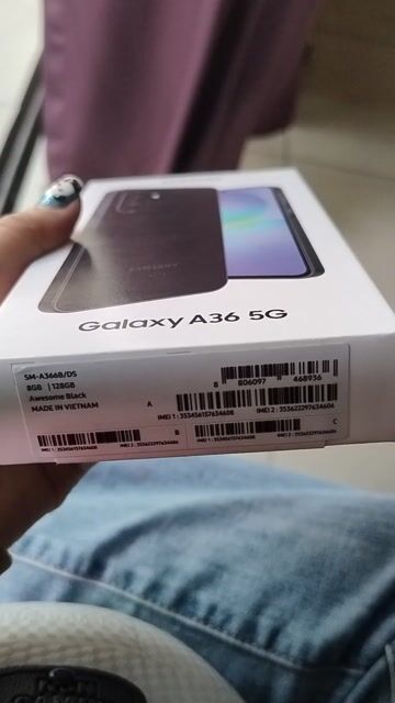 Samsung Galaxy A36 5G 128GB Đen Mới. Mua bán Điện thoại tại Quận 7 Tp Hồ Chí Minh được đăng bởi Lê linh hình 1