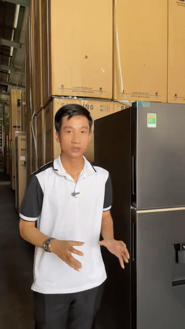 Tủ lạnh Samsung 345L - Lấy nước ngoài - Trả góp. Mua bán Tủ lạnh tại Huyện Nhơn Trạch Đồng Nai được đăng bởi Long chuyên bán trả góp hình 1