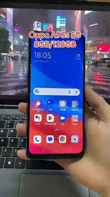 Điện thoại Oppo A93s 5G 8G/128G Vân tay 100% New. Mua bán Điện thoại tại Quận Bình Thạnh Tp Hồ Chí Minh được đăng bởi TMOBILE GIÁ TỐT NHẤT hình 1