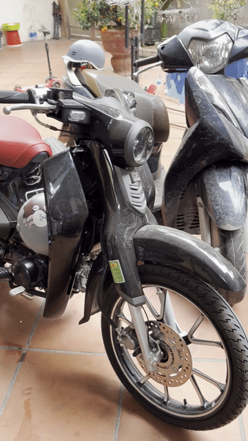Detech Cub 50 2026 Đen 90cc. Mua bán Xe máy tại Quận Hoàng Mai Hà Nội được đăng bởi Gia Linh hình 1