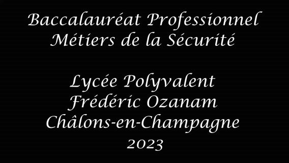 Baccalauréat Professionnel Métiers de la Sécurité