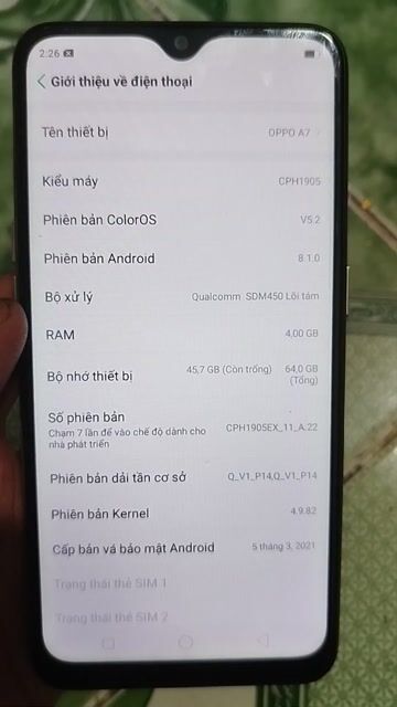 Oppo A5s 4GB/64GB Vàng. Mua bán Điện thoại tại Thành phố Dĩ An Bình Dương được đăng bởi Thanh Ly SD hình 1