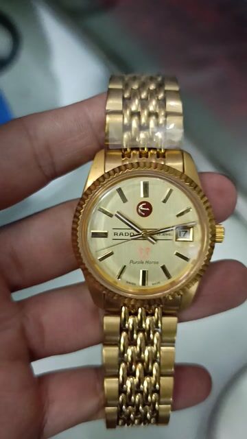 Rado Purple Horse Vàng Unisex. Mua bán Đồng hồ tại Quận 1 Tp Hồ Chí Minh được đăng bởi Đồ Seconhand Vintage hình 1