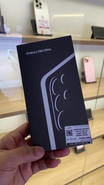 Samsung S26 Ultra 256GB Trắng Newseal mới 100%. Mua bán Điện thoại tại Quận Ninh Kiều Cần Thơ được đăng bởi shop một chín tám tám hình 1