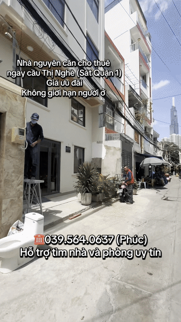 Cho thuê Nhà ở Quận Bình Thạnh Tp Hồ Chí Minh diện tích 50 m² giá 17 triệu/tháng
