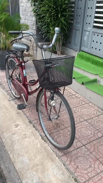 Xe đạp Martin Mini Nhật Thép Đỏ. Mua bán Xe đạp tại Thành phố Thủ Đức Tp Hồ Chí Minh được đăng bởi Mr Phi Nguyen  hình 1