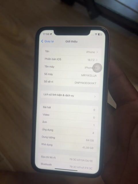 Apple iPhone XR 64GB Hồng. Mua bán Điện thoại tại Huyện Bình Chánh Tp Hồ Chí Minh được đăng bởi nguyen tiendar hình 1