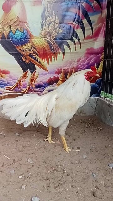 Gà bướm trắng 2.65 kg. Mua bán Gà tại Thị xã Vĩnh Châu Sóc Trăng được đăng bởi FARM Thiện Sóc Trăng  hình 1
