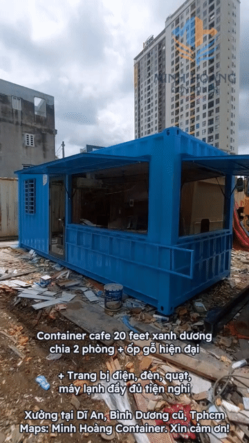 Container cafe Minh Hoàng 20 feet video thực tế. Mua bán Đồ chuyên dụng, Giống nuôi trồng tại Thành phố Dĩ An Bình Dương được đăng bởi Minh Hoàng Container hình 1
