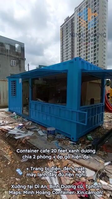 Container cafe Minh Hoàng 20 feet video thực tế. Mua bán Đồ chuyên dụng, Giống nuôi trồng tại Thành phố Dĩ An Bình Dương được đăng bởi Minh Hoàng Container hình 1
