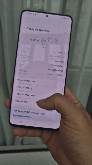 Samsung S20 Ultra 5G 12GB/128GB. Mua bán Điện thoại tại Quận 8 Tp Hồ Chí Minh được đăng bởi Phan Minh Tân hình 1