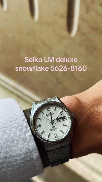 Đồng hồ Seiko LM deluxe mặt tuyết Grand Seiko. Mua bán Đồng hồ tại Quận 1 Tp Hồ Chí Minh được đăng bởi Dinh Tuyen 4789 hình 1