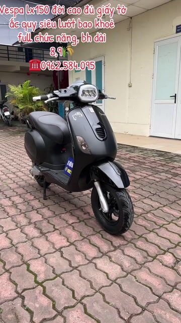 Xe máy điện Vespa LX150 Đen nhám. Mua bán Xe máy tại Quận Bắc Từ Liêm Hà Nội được đăng bởi Xe điện Bình Phương hình 1