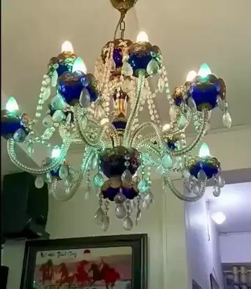Đèn chùm Pha lê Thủy tinh. Mua bán Đèn tại Thành phố Thuận An Bình Dương được đăng bởi Nguyen Oanh hình 1