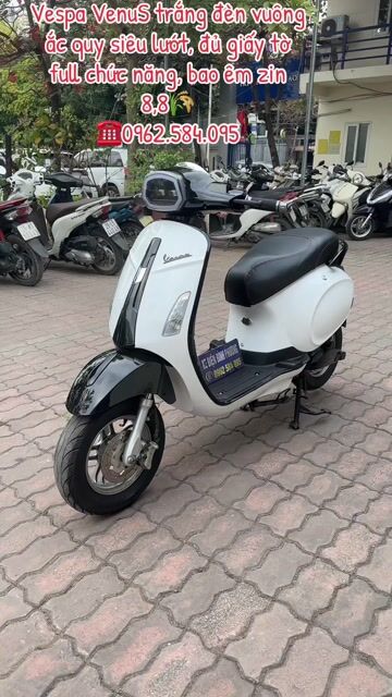 Xe máy điện Nijia Vespa đèn vuông 2025 Trắng. Mua bán Xe điện tại Quận Bắc Từ Liêm Hà Nội được đăng bởi Xe điện Bình Phương hình 1