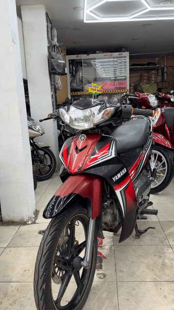 Yamaha Sirius 110 2013 Đỏ đen. Mua bán Xe máy tại Quận Bình Thạnh Tp Hồ Chí Minh được đăng bởi Chương Decal hình 1