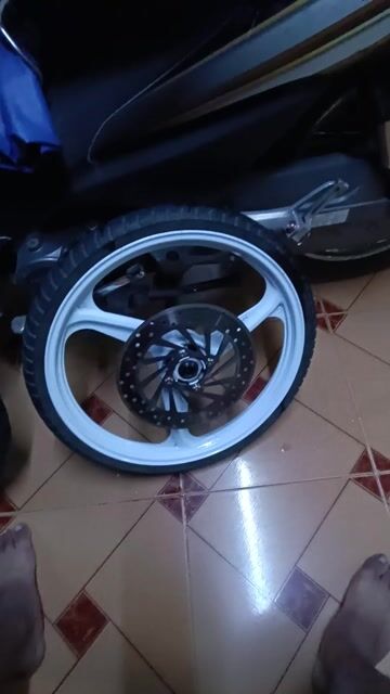 Mâm xe máy EX Winner  3 đao Trắng. Mua bán Phụ tùng xe tại Huyện Bình Chánh Tp Hồ Chí Minh được đăng bởi Huỳnh Hậu hình 1