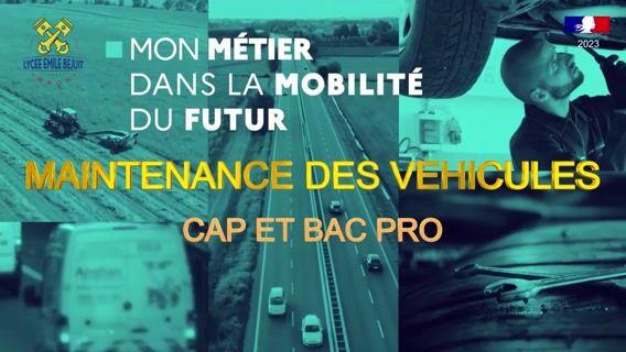CAP et BAC PRO Maintenance Des Véhicules
