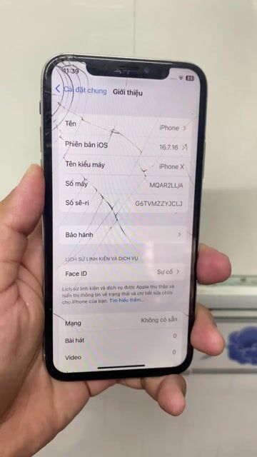 Apple iPhone X 64GB  Màn lk nứt kính mất face. Mua bán Điện thoại tại Quận 12 Tp Hồ Chí Minh được đăng bởi Tính hình 1