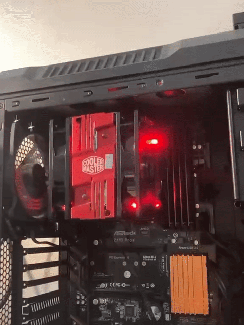 Tản nhiệt CPU Cooler Master Turbo LED DualFan Đỏ. Mua bán Linh kiện (RAM, Card...) tại Quận 12 Tp Hồ Chí Minh được đăng bởi Lâm Đức hình 1