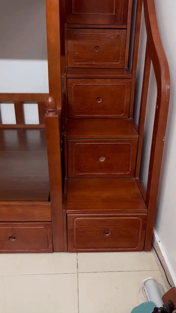 Giường tầng Gỗ Sồi Nga 1m2x2m Nâu. Mua bán Giường, chăn ga gối nệm tại Quận Hà Đông Hà Nội được đăng bởi thu hien nguyen hình 1